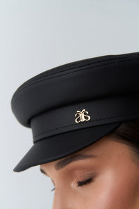 Leather cap